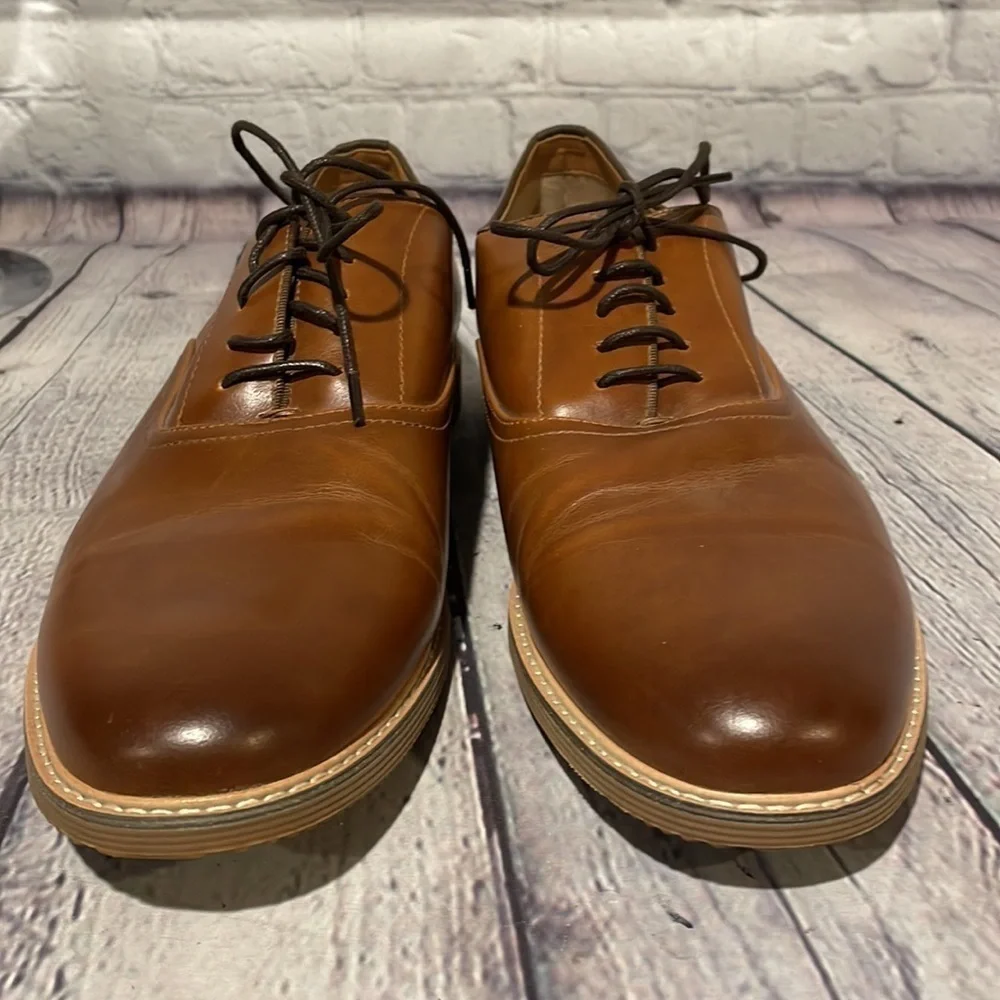 Steve Madden Norwich Lace up oxfords in British Tan Sz 10.5M